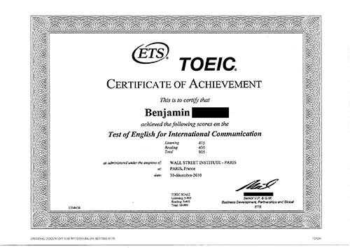 comment avoir 700 au toeic