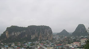 montagnes marbre