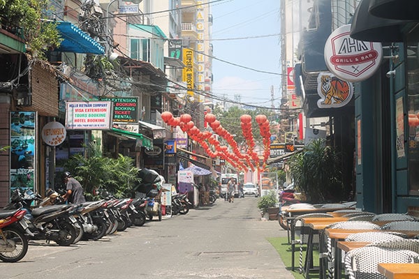 ruelle quartier routard de Saigon